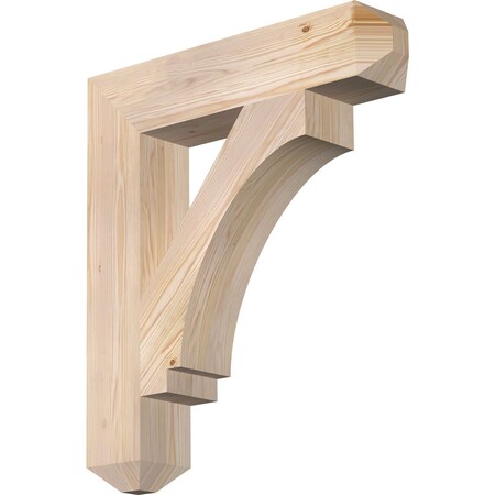 Ekena Millwork Imperial Craftsman Smooth Bracket, Douglas Fir, 5 1/2"W x 28"D x 32"H BKT06X28X32IMP04SDF